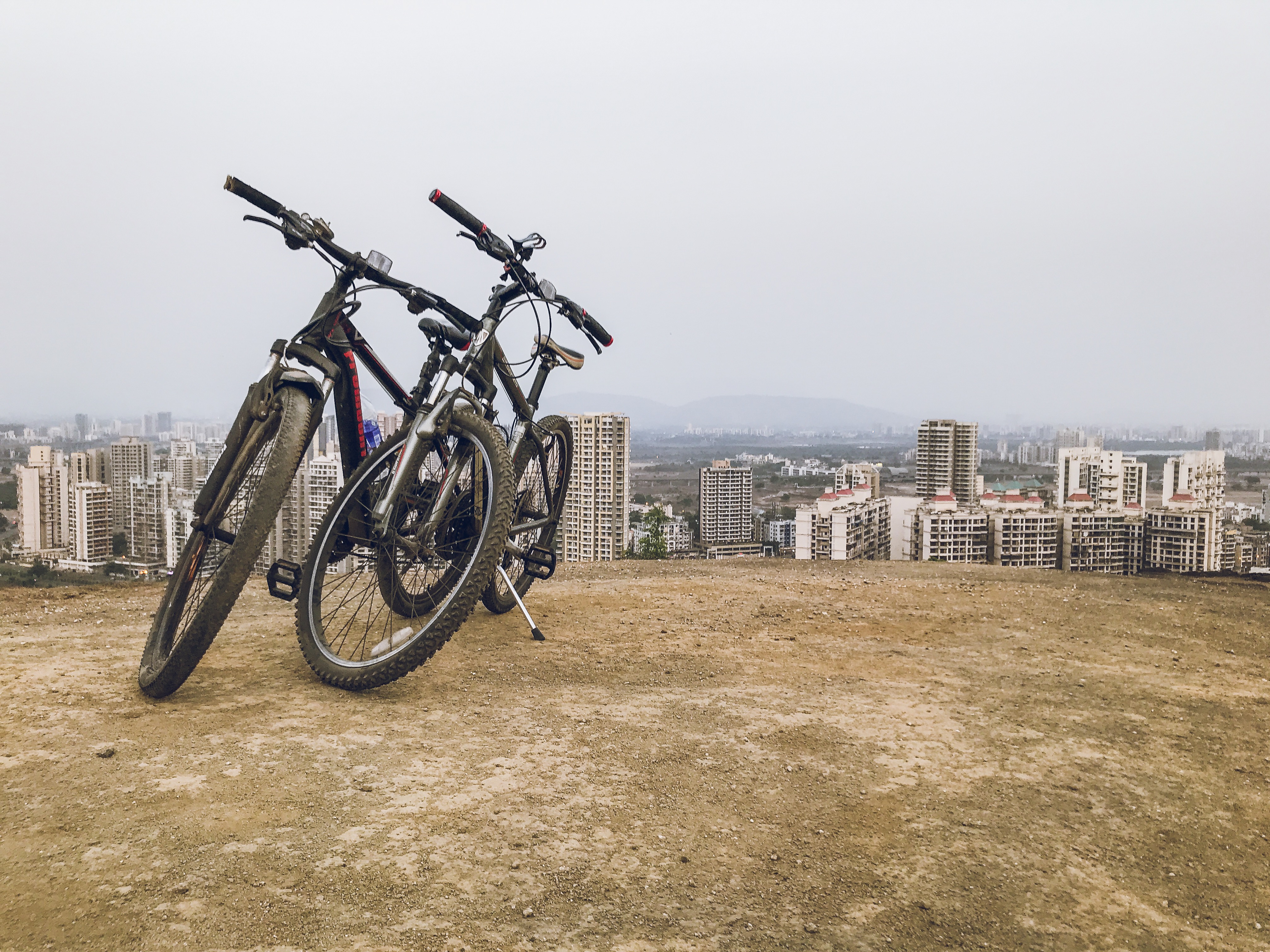 Image of Bikes on a hill